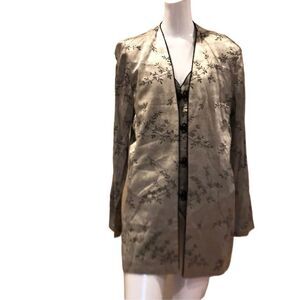 Rare Vintage Maren Black & Silver Vest Short Dress Sz.10